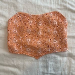 Never Worn Orange Tube Top